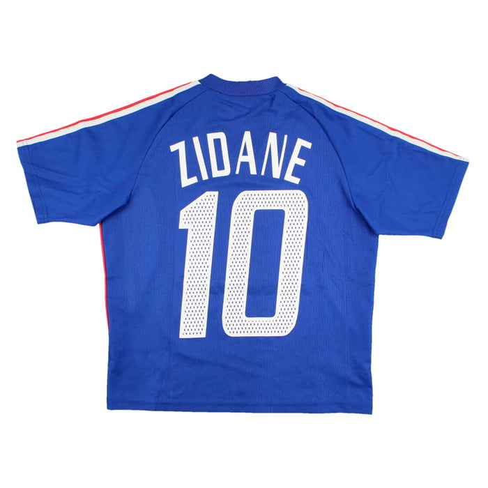 France 2002-04 Youth Home Shirt (LB) Zidane #10 (Mint)