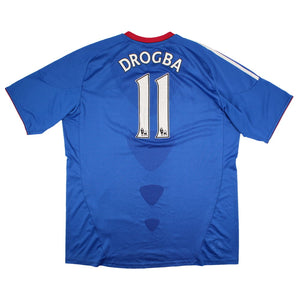 Chelsea 2010-11 Home Shirt (XL) Drogba #11 (Very Good)_0