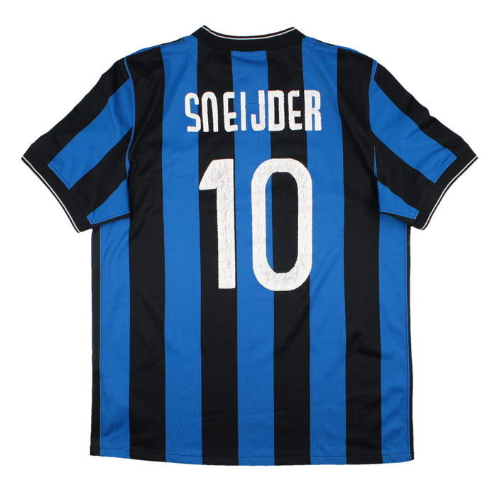 Inter Milan 2009-10 Home Shirt (Sneijder #10)(M) (Good)