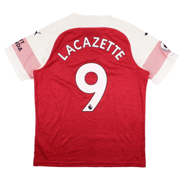 Arsenal 2018-2019 Home Shirt (Lacazette #9) (L) (Good)