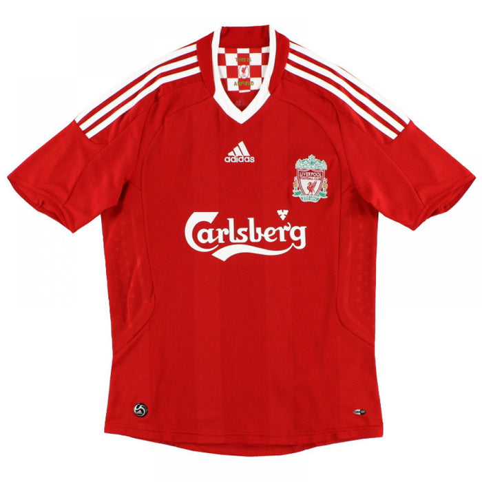 Liverpool 2008-10 Home Shirt (M) (Good)