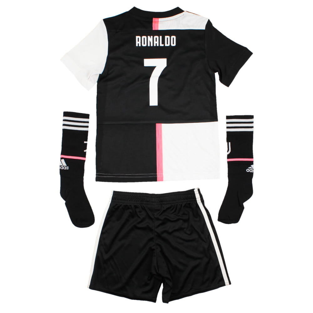 Juventus 2019-20 Home Mini Kit (Ronaldo #7) (4-5y) (BNWT)_0