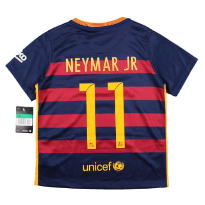 Barcelona 2015-16 Home Shirt (7-8y) Neymar #11 (BNWT)