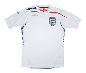 England 2007-09 Home Shirt (XL) (Fair) (GASCOIGNE 8)_3