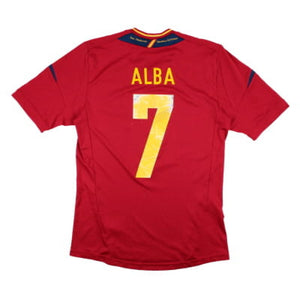 Spain 2012-13 Home Shirt (S) (Good) (Juanfran 5)_2