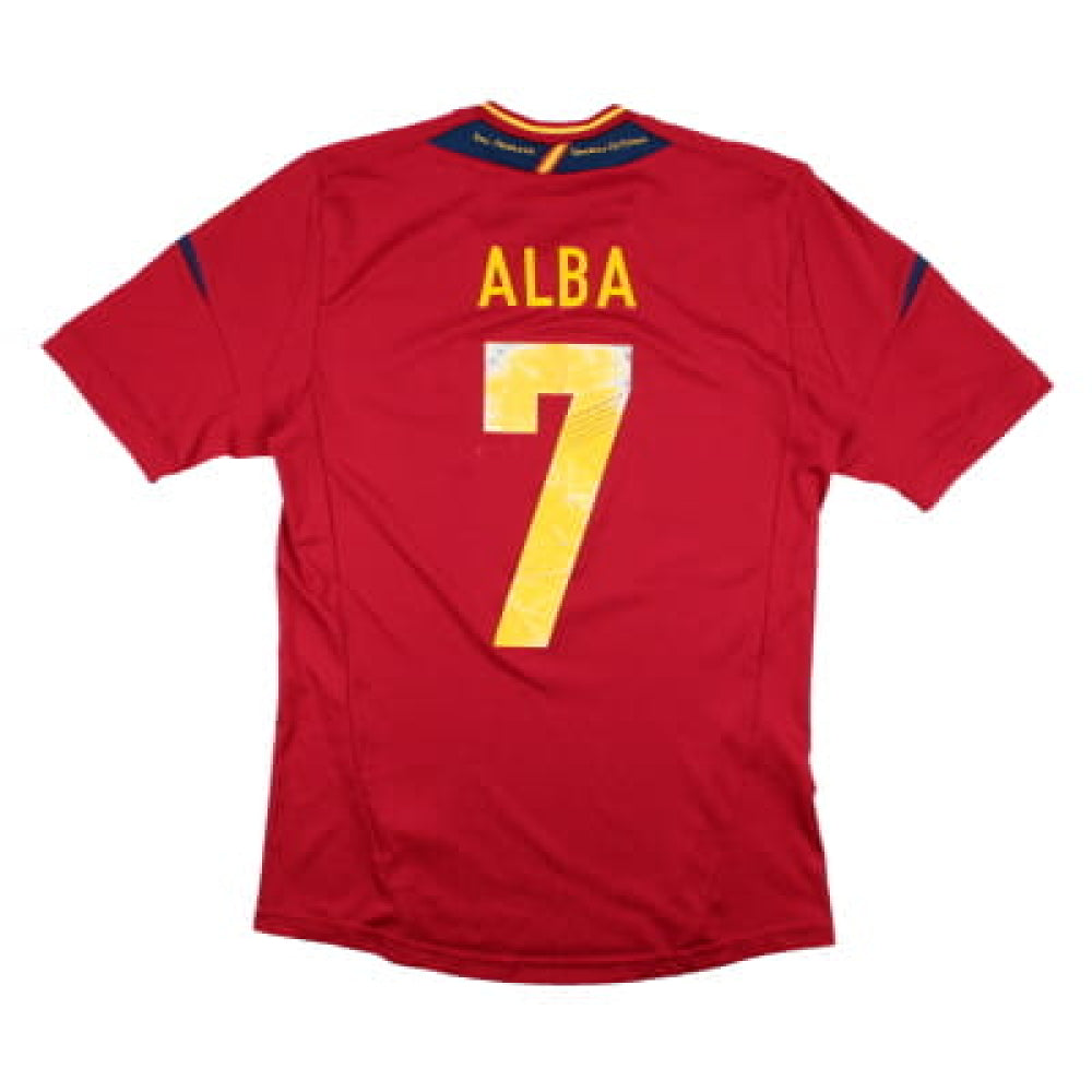Spain 2012-13 Home Shirt (S) (Good) (Busquets 16)_2