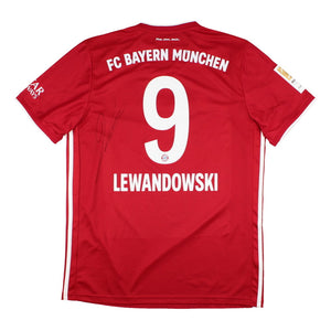 Bayern Munich 2020-21 Home Shirt (L) (Lewandowski #9) (Signed) (BNWT)_0