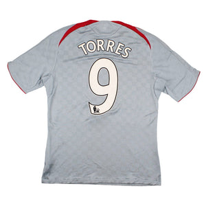 Liverpool 2008-09 Away Shirt (M) Torres #9 (Fair)_0