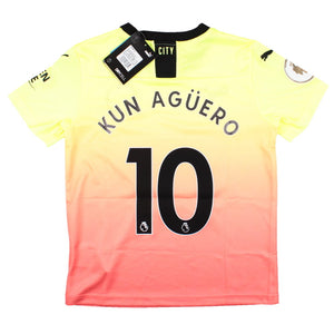 Manchester City 2019-20 Third Shirt (MB) (Kun Ageuro #10) (Excellent)_0