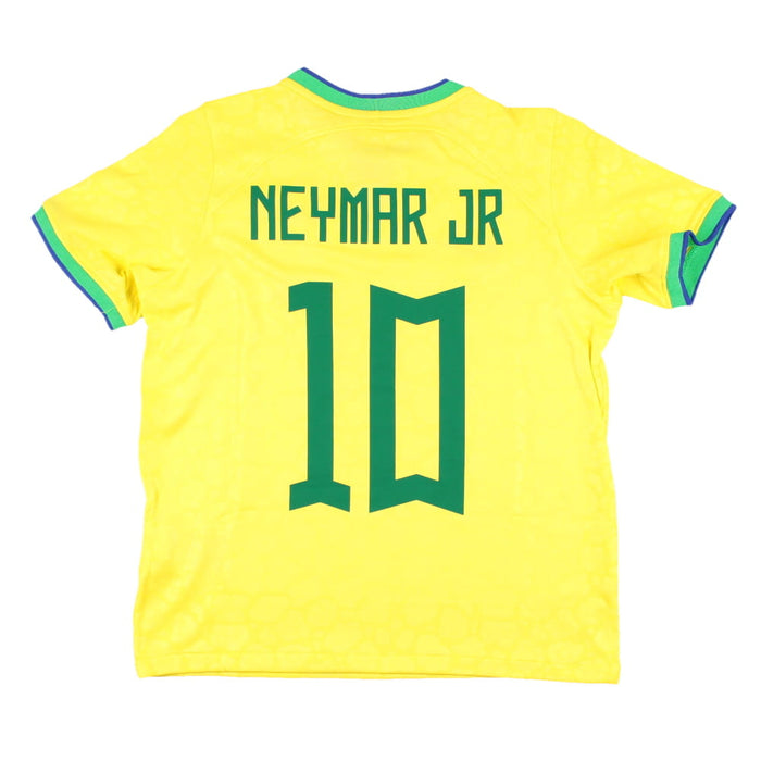 Brazil 2022-23 Home Shirt (XLB) Neymar Jr #10 (Mint)