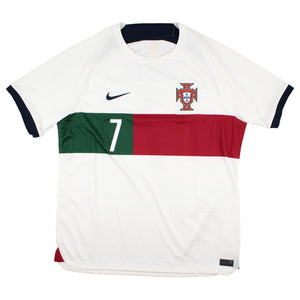 Portugal 2022-23 Away Shirt (XL) Ronaldo #7 (Very Good)_1