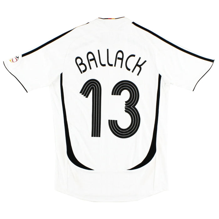 Germany 2006-08 Home Shirt (M) Ballack #13 (Excellent)