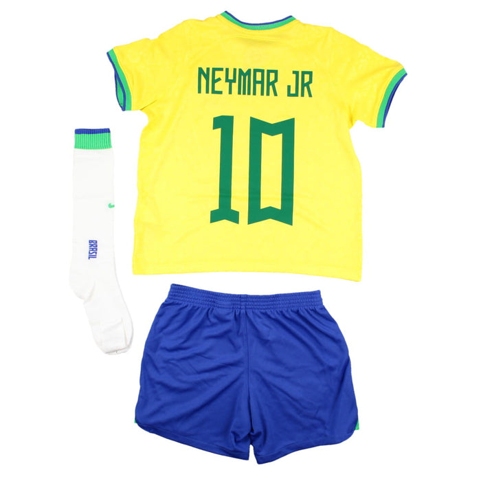 Brazil 2022-23 Home Infant Kit (Neymar #10) (LB) (Mint)