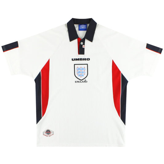 England 1997-1999 Home Shirt (L) (Very Good)_0