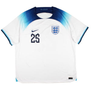 England 2022-23 Home Shirt (XXL) Saka #25 (Mint)_1