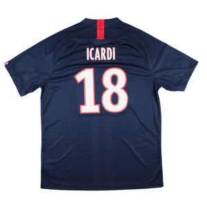 PSG 2019-20 Home Shirt (L) Icardi #18 (Excellent)_0