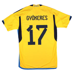 Sweden 2022-23 Home Shirt (S) Gyokeres #17 (Mint)_0