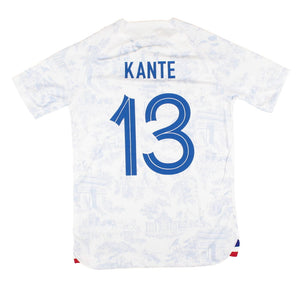 France 2022-23 Away Shirt (Medium Boys) Kante #13 (Mint)_0