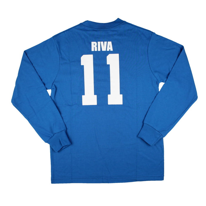 Italy Long Sleeve Retro Home Shirt (M) Riva #11 (Excellent)