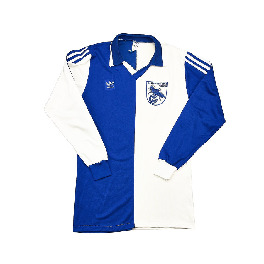 1980/85 Grasshoppers L/S Home Shirt (L) Adidas
