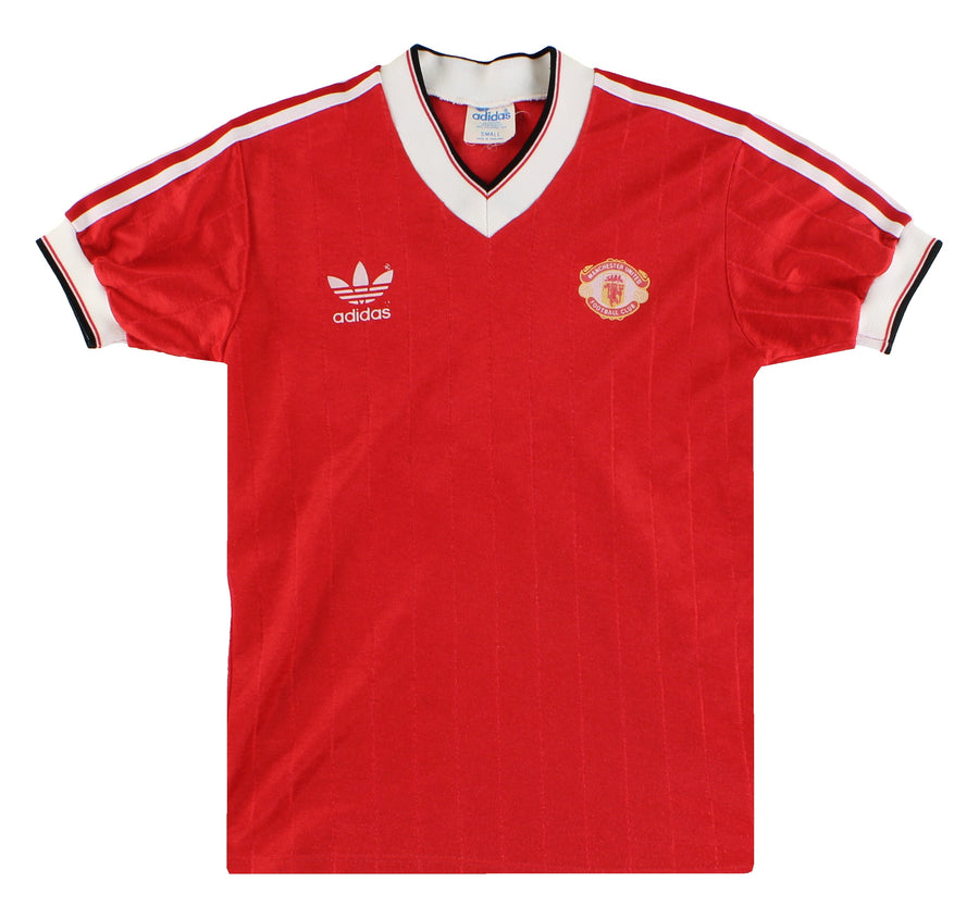 1982-84 Manchester United adidas Home Shirt S