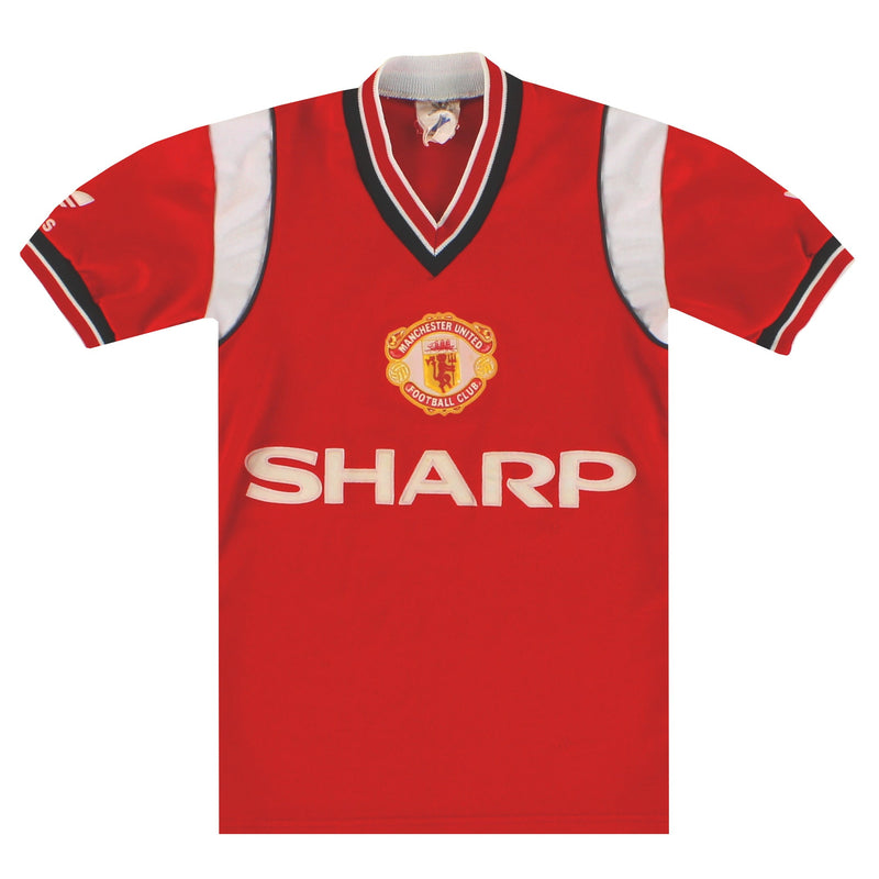 1984-86 Manchester United adidas Home Shirt Y