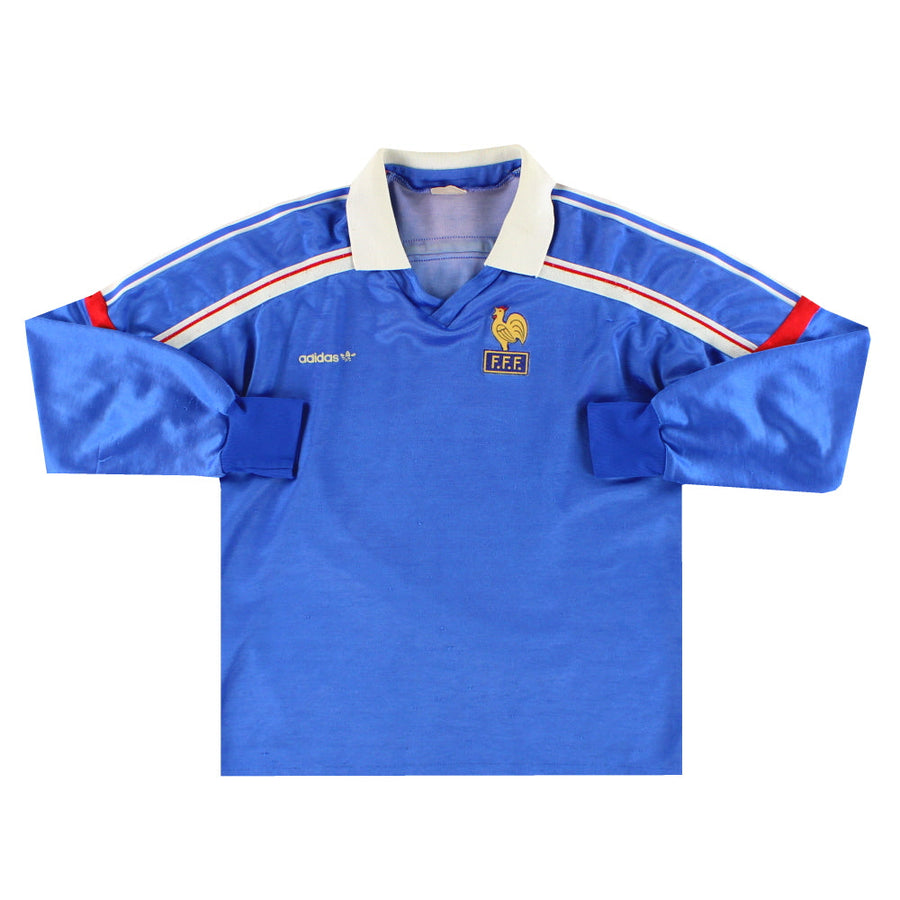 1985-90 France adidas Home Shirt L/S