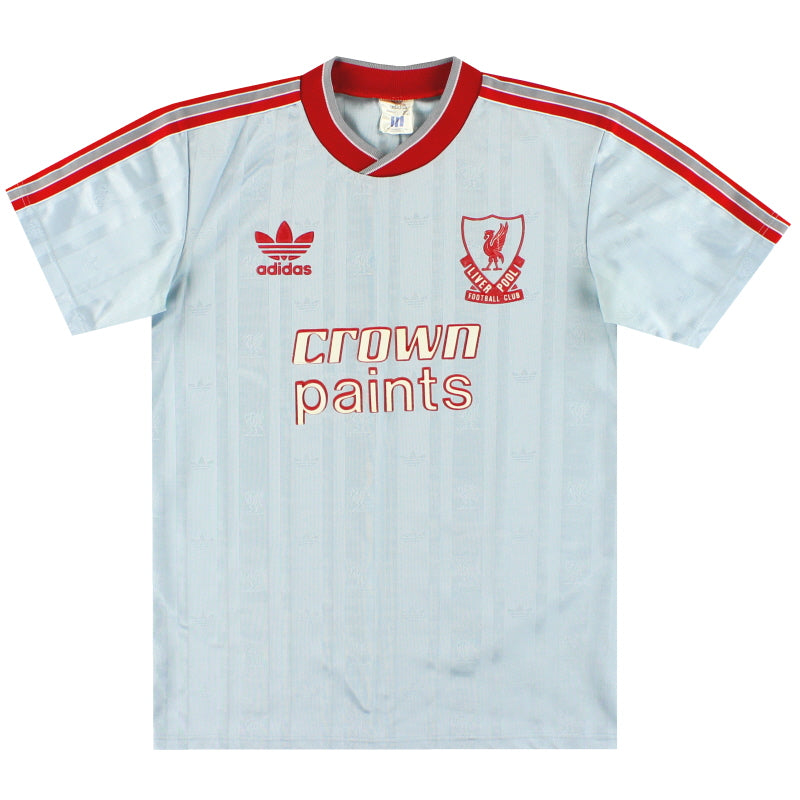 1987-88 Liverpool adidas Away Shirt L