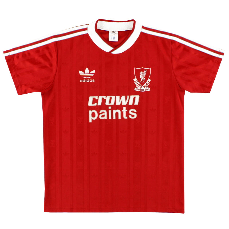 1987-88 Liverpool adidas Home Shirt S