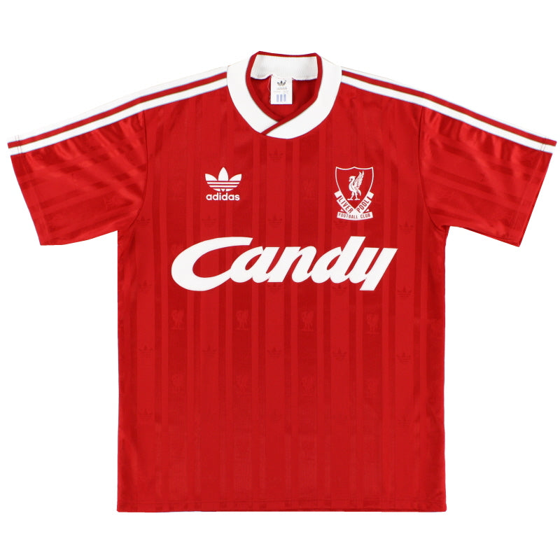 1988-89 Liverpool adidas Home Shirt Y - Classic Football Kit