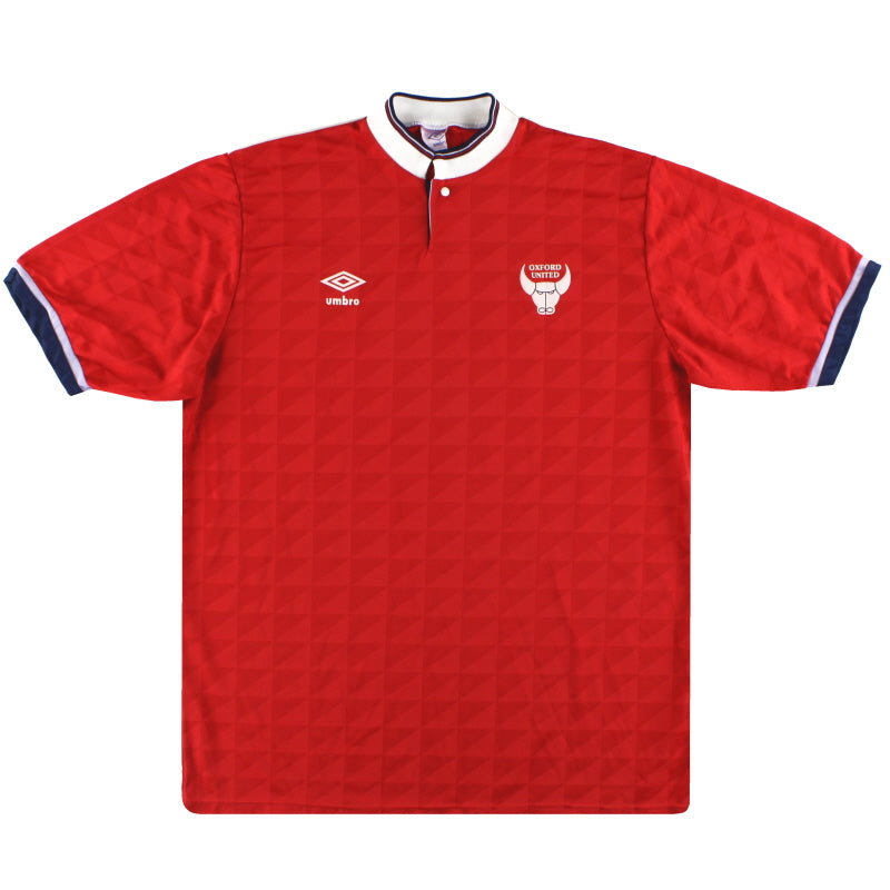 1988-89 Oxford United Umbro Away Shirt S - Classic Football Kit