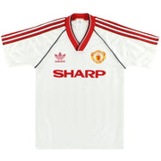 1988-90 Manchester United adidas Away Shirt L.Boys