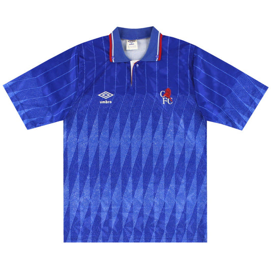 1989-91 Chelsea Umbro Home Shirt XL