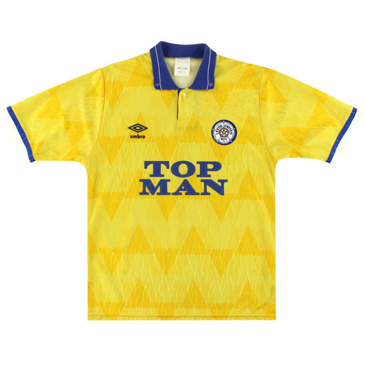 1989-91 Leeds Umbro Away Shirt M