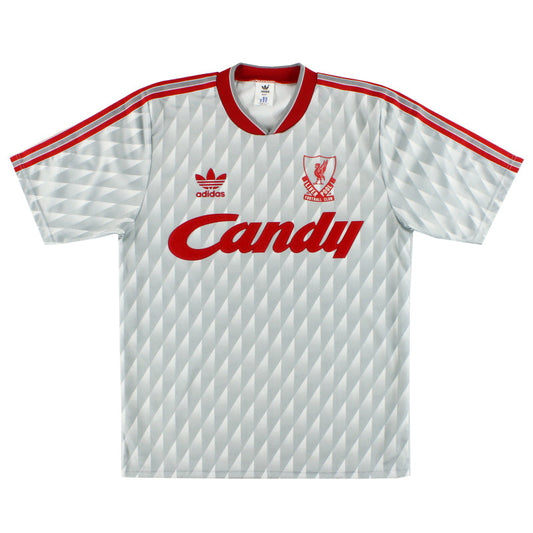 1989-91 Liverpool adidas Away Shirt M