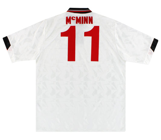1989-91 Derby County Umbro Home Shirt Mc Minn #11 XL