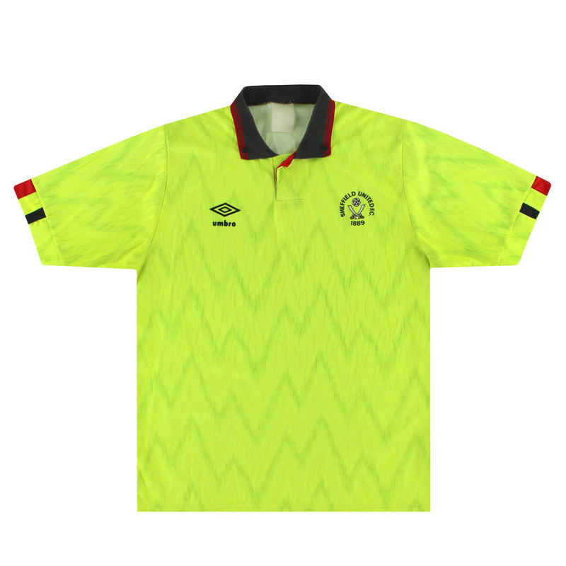 1989-91 Sheffield United Umbro Away Shirt L