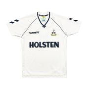 1989/91 Tottenham #8 (Gascoigne) Home Shirt (S) Hummel