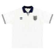1990-92 England Umbro Home Shirt XL