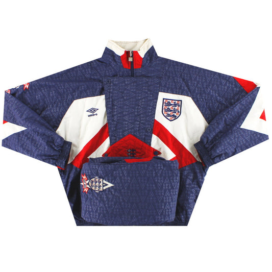 1990-92 England Umbro Woven Tracksuit *Mint* M