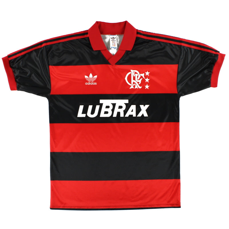 1990-92 Flamengo adidas Home Shirt M - Classic Football Kit