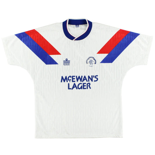 1990-92 Rangers Admiral Away Shirt XL.Boys