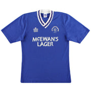 1990-92 Rangers Admiral Home Shirt L - Classic Football Kit