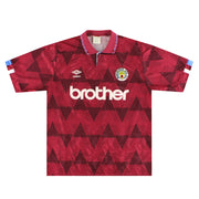 1990-92 Manchester City Umbro Away Shirt L - Classic Football Kit