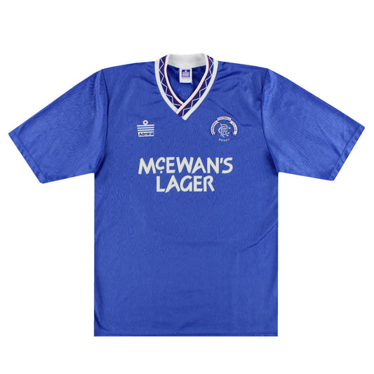 1990-92 Rangers Admiral Home Shirt #10 M