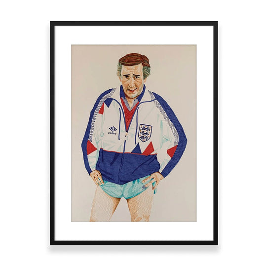 1990 Alan For England A3 Print