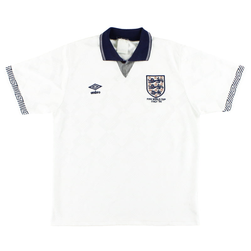 1990 England Umbro 'Italy '90' Home Shirt S
