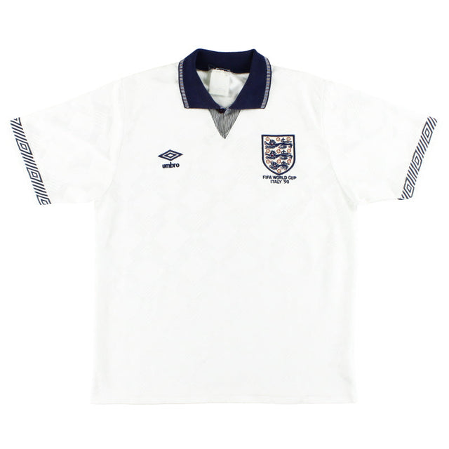 1990 England Umbro 'Italy '90' Home Shirt S