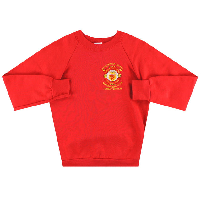 1990 Manchester United Supporters Club 'Torbay Branch' Sweatshirt S