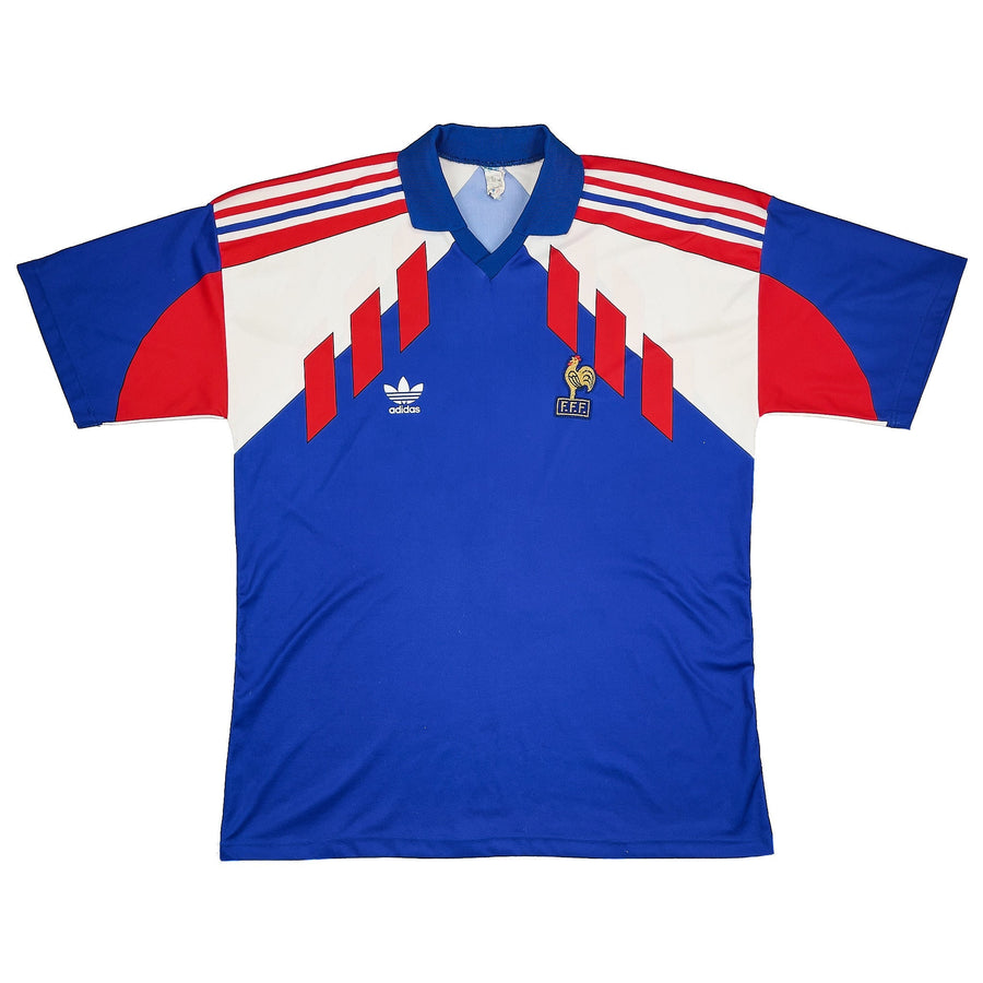 1990/92 France Home Shirt (XL) Adidas